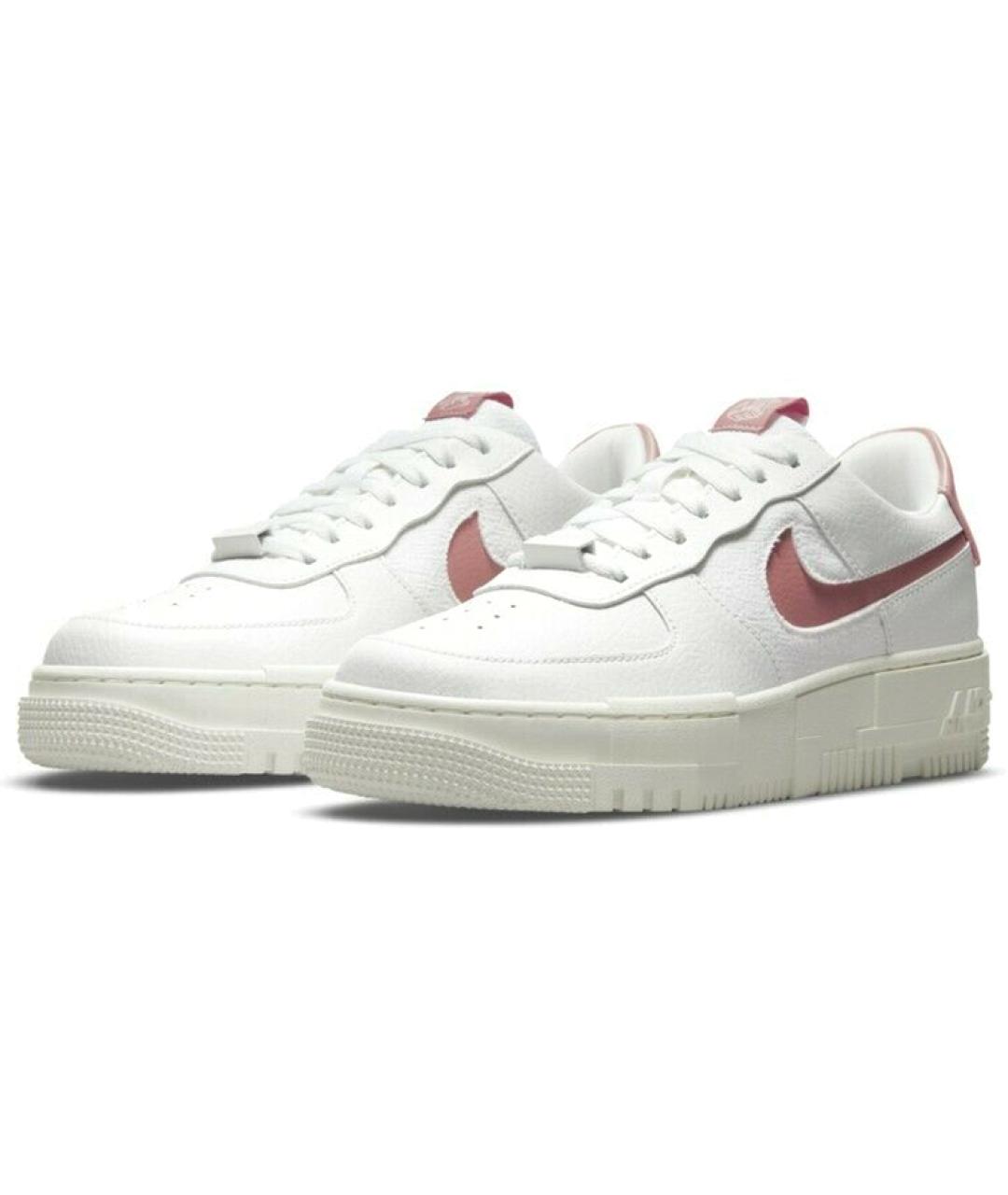 NIKE Белые кожаные кроссовки, фото 4