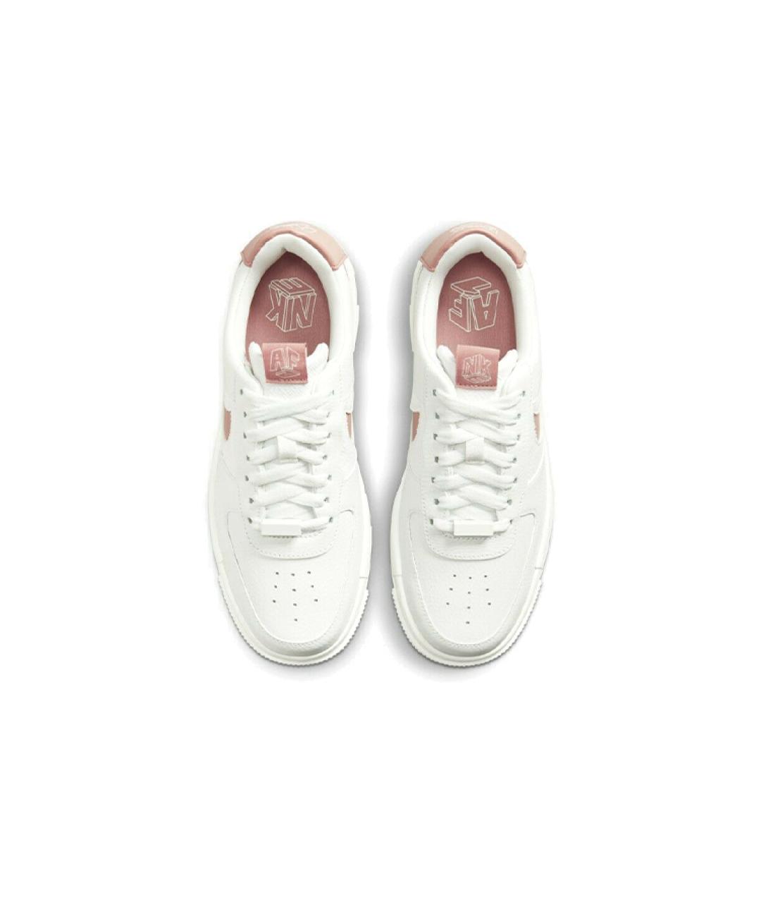 NIKE Белые кожаные кроссовки, фото 5