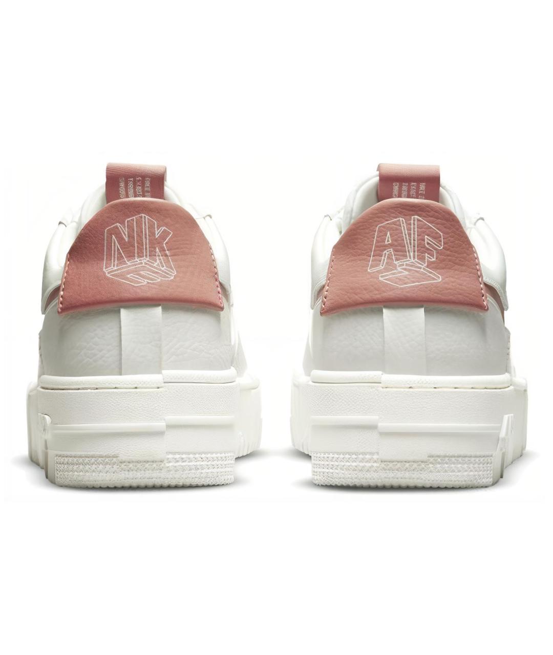 NIKE Белые кожаные кроссовки, фото 6