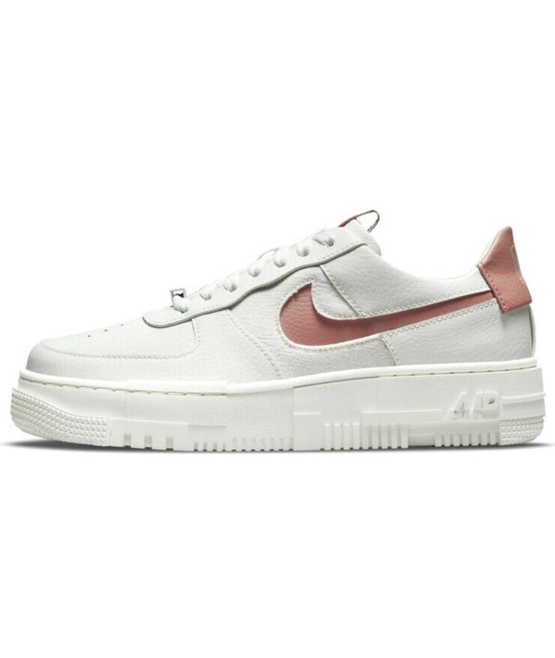 NIKE Белые кожаные кроссовки, фото 2