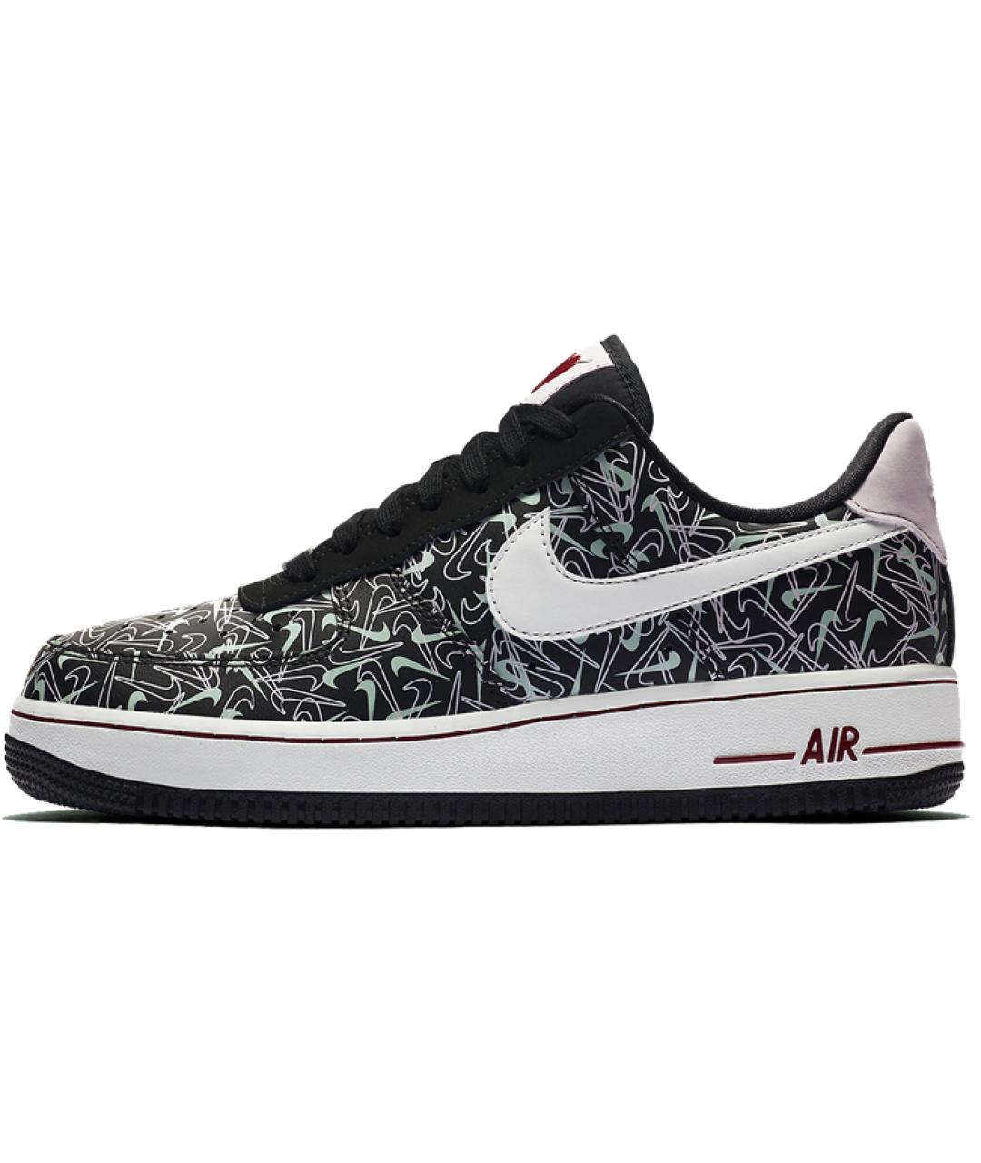 NIKE Черные кожаные кроссовки, фото 4