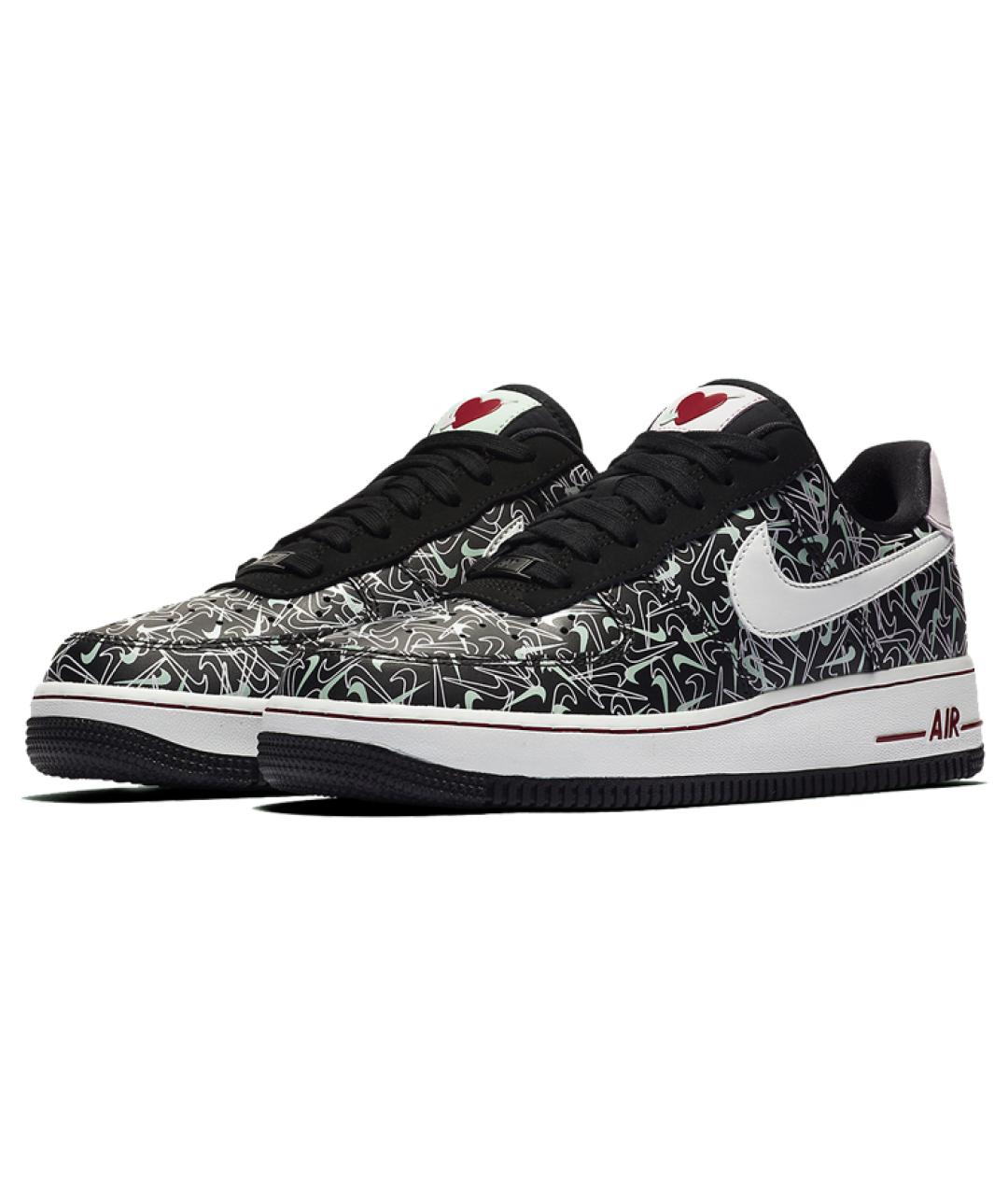 NIKE Черные кожаные кроссовки, фото 3