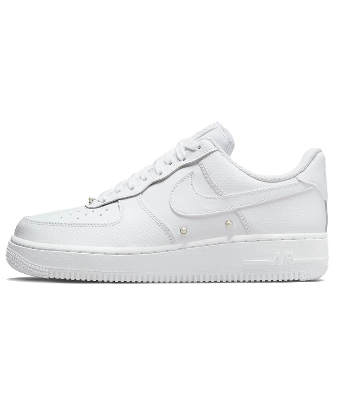 NIKE Белые кожаные кроссовки, фото 3