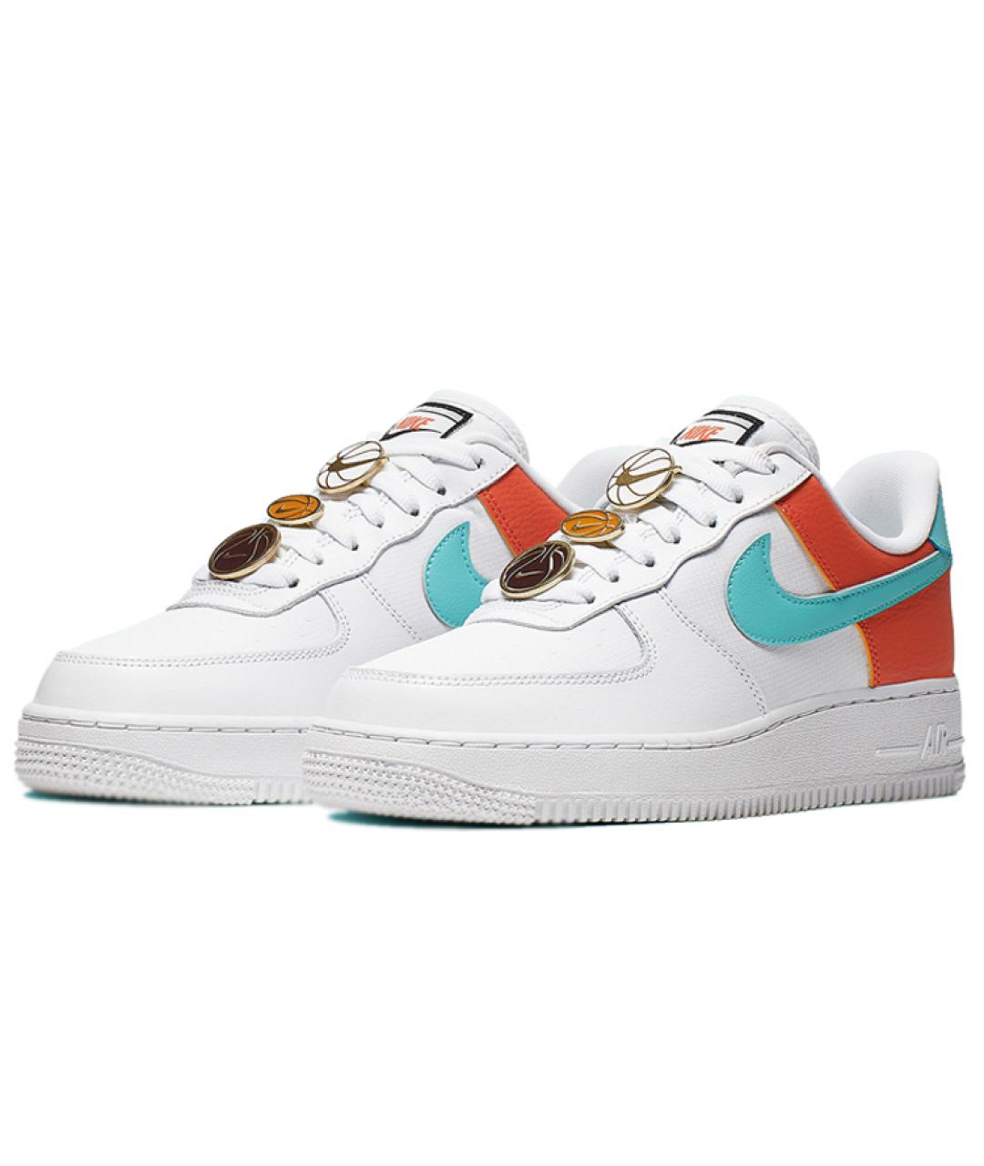 NIKE Белые кожаные кроссовки, фото 2