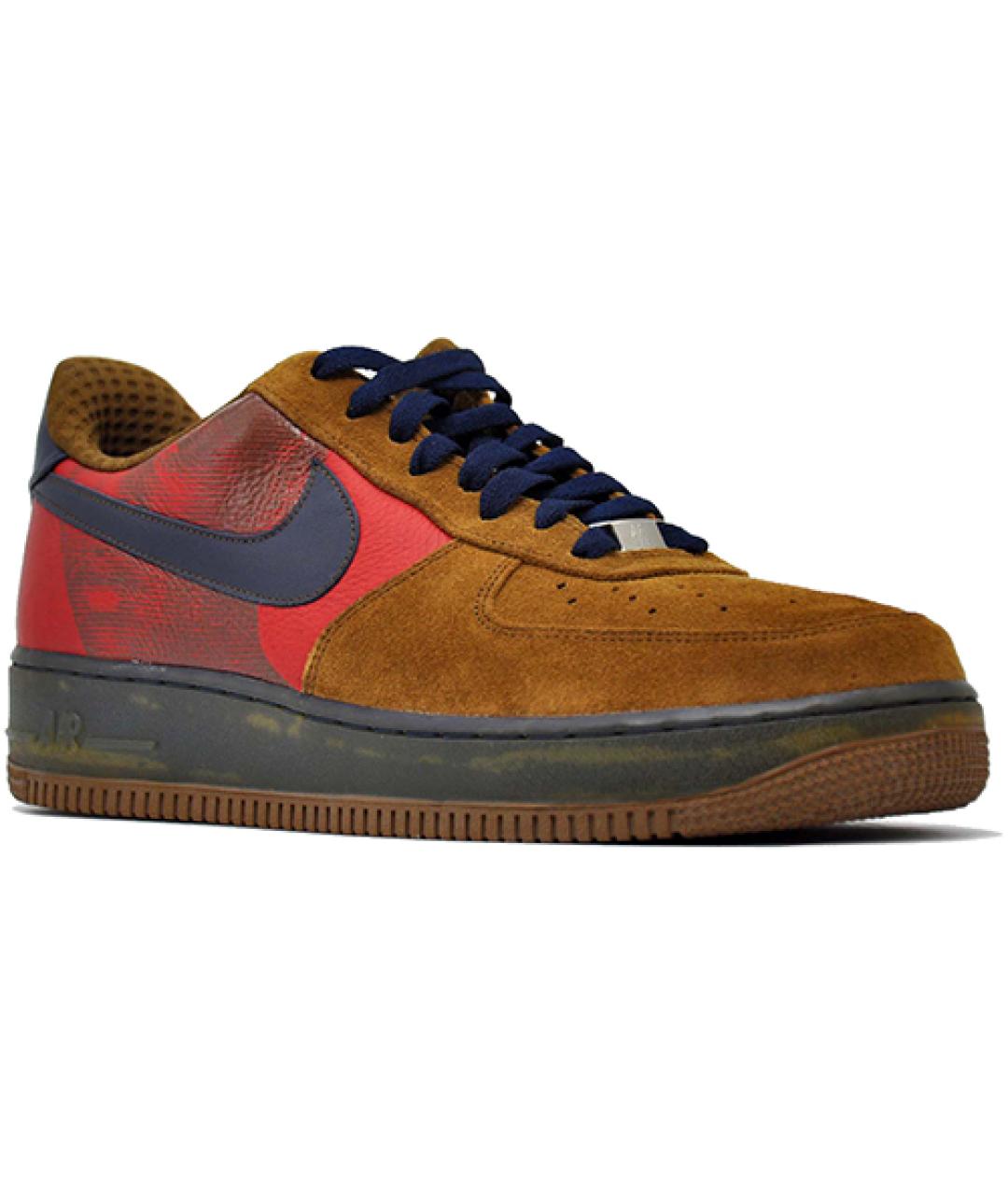 NIKE Коричневые низкие кроссовки / кеды, фото 5