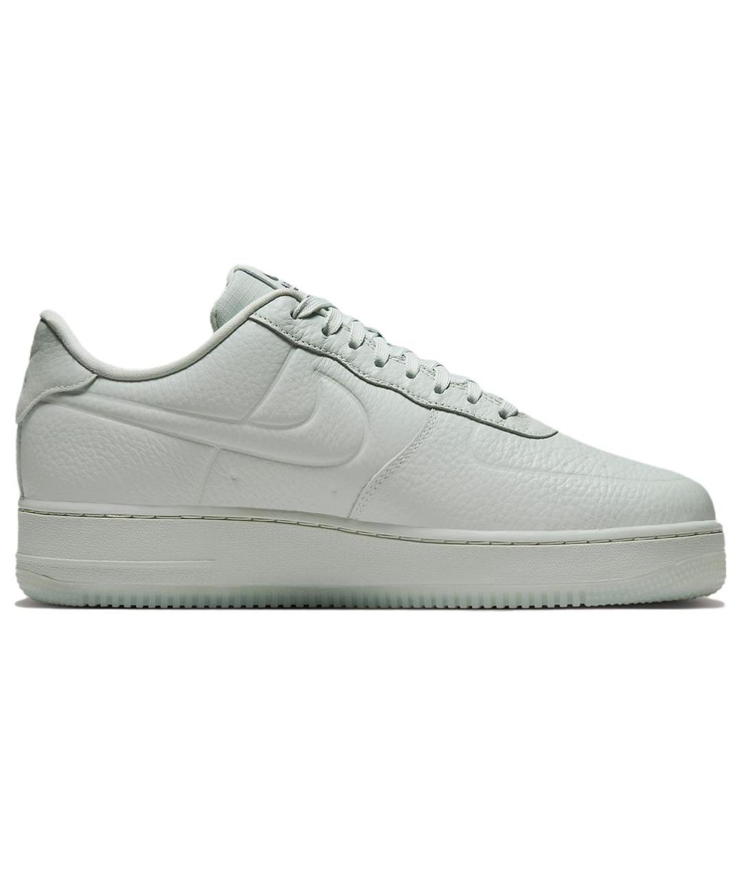 NIKE Серые кожаные низкие кроссовки / кеды, фото 2