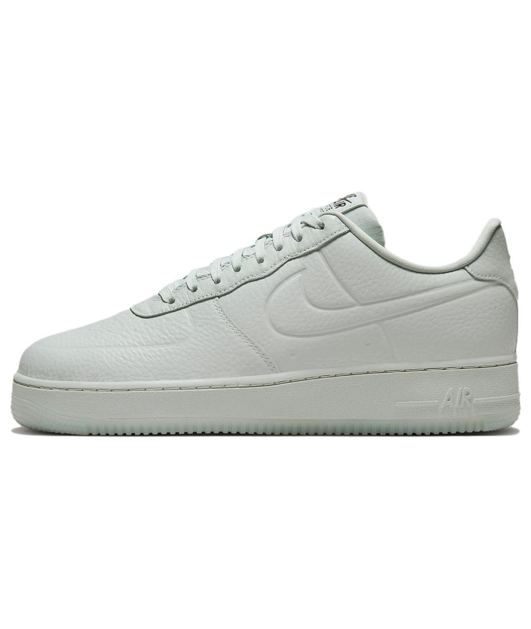 NIKE Серые кожаные низкие кроссовки / кеды, фото 3