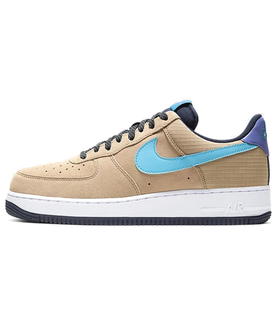 NIKE Коричневые замшевые кроссовки, фото 5