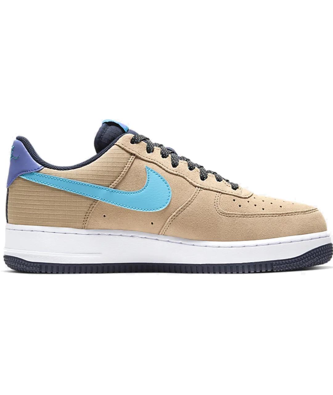 NIKE Коричневые замшевые кроссовки, фото 2