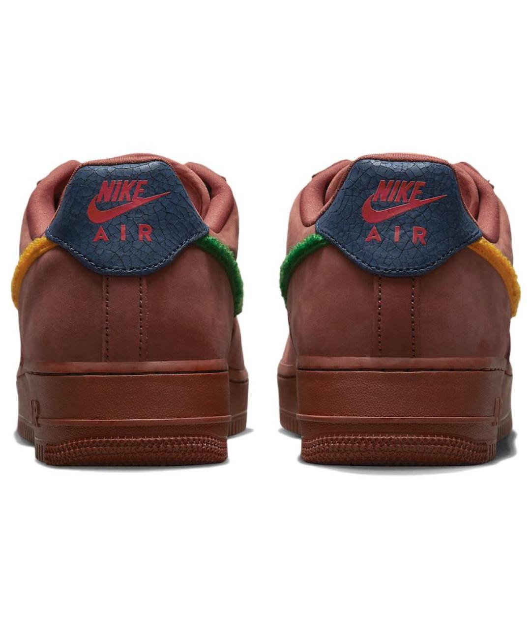 NIKE Бордовые низкие кроссовки / кеды, фото 6