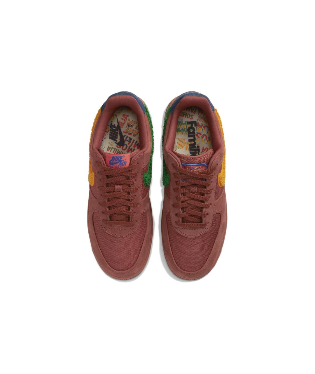 NIKE Бордовые низкие кроссовки / кеды, фото 5