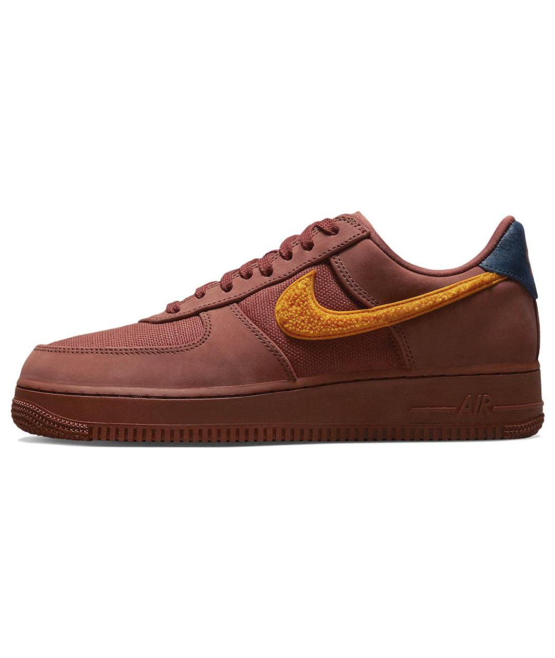 NIKE Бордовые низкие кроссовки / кеды, фото 2