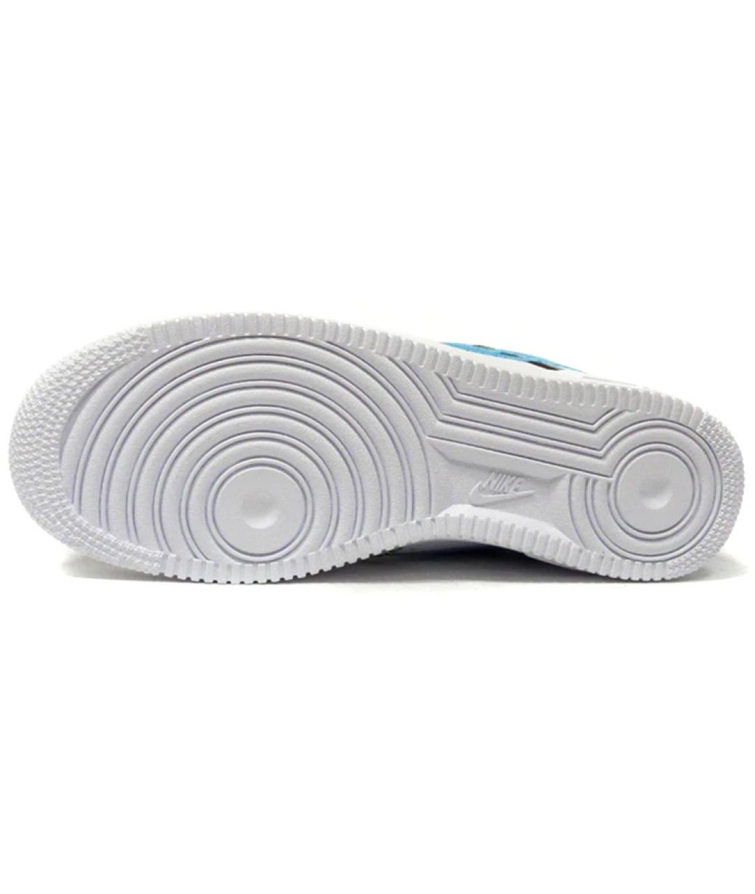 NIKE Белые кожаные кроссовки, фото 5