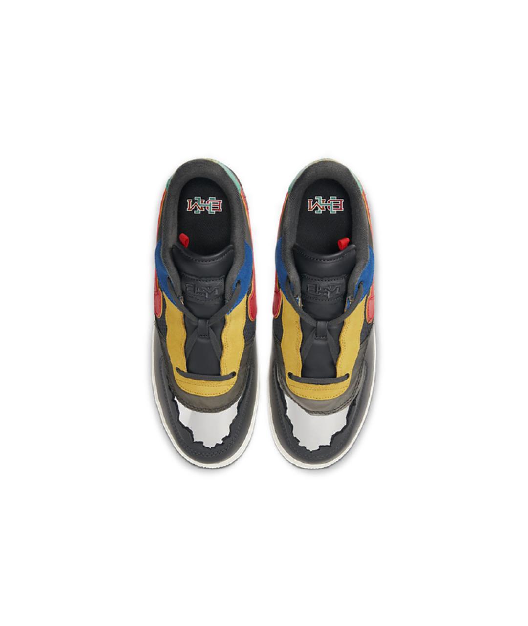 NIKE Черные кожаные кроссовки, фото 5