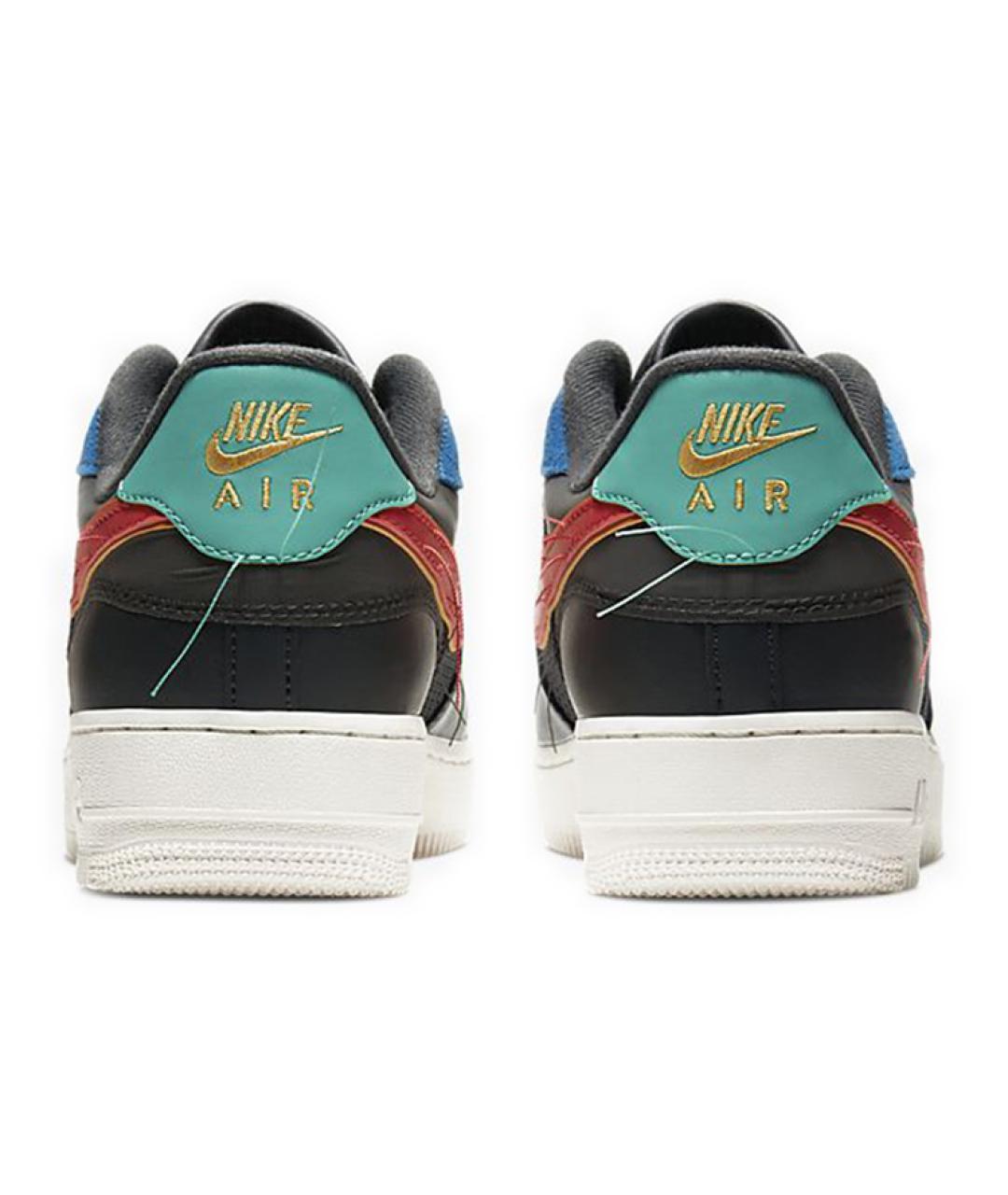 NIKE Черные кожаные кроссовки, фото 6