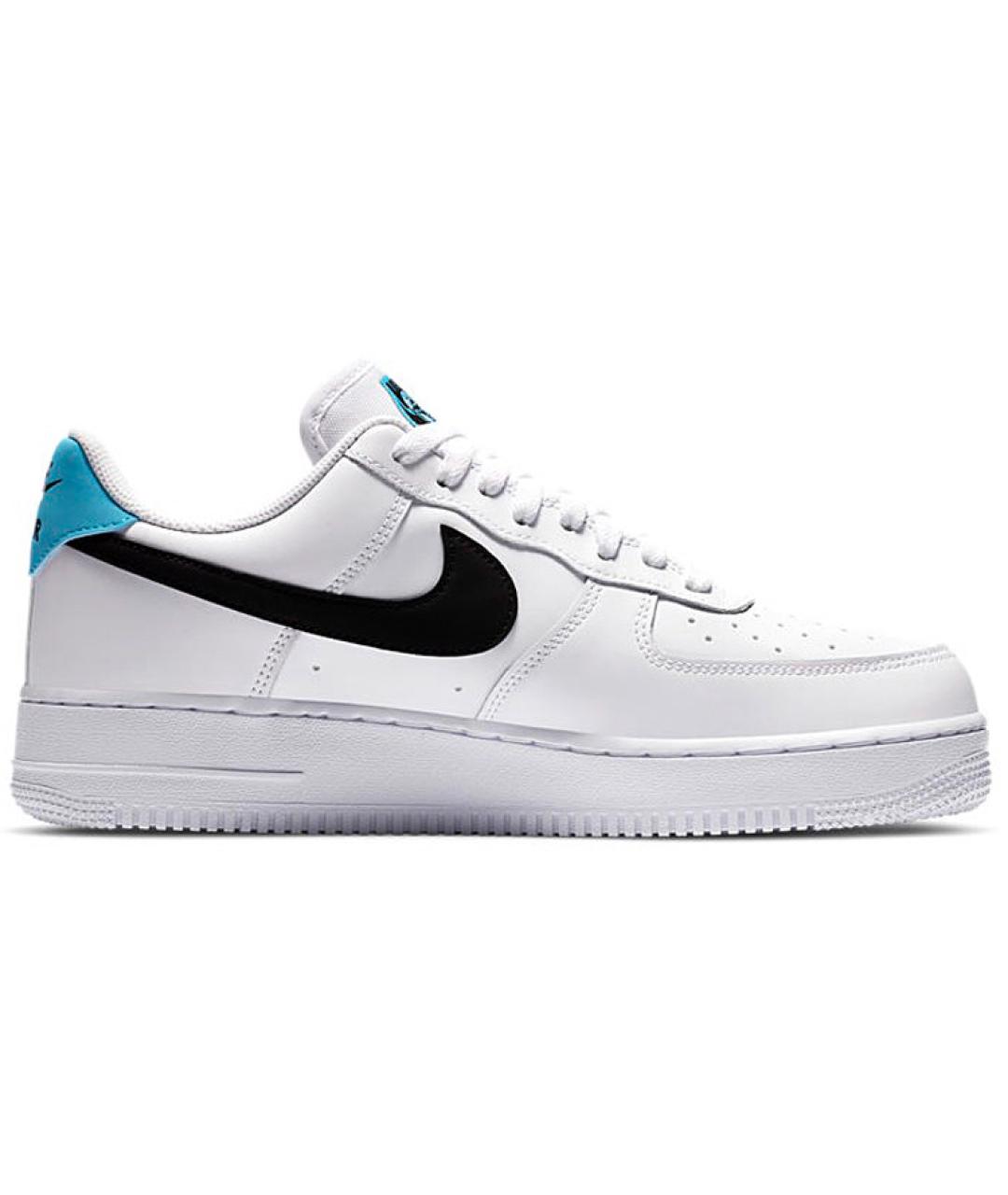 NIKE Белые кожаные низкие кроссовки / кеды, фото 2