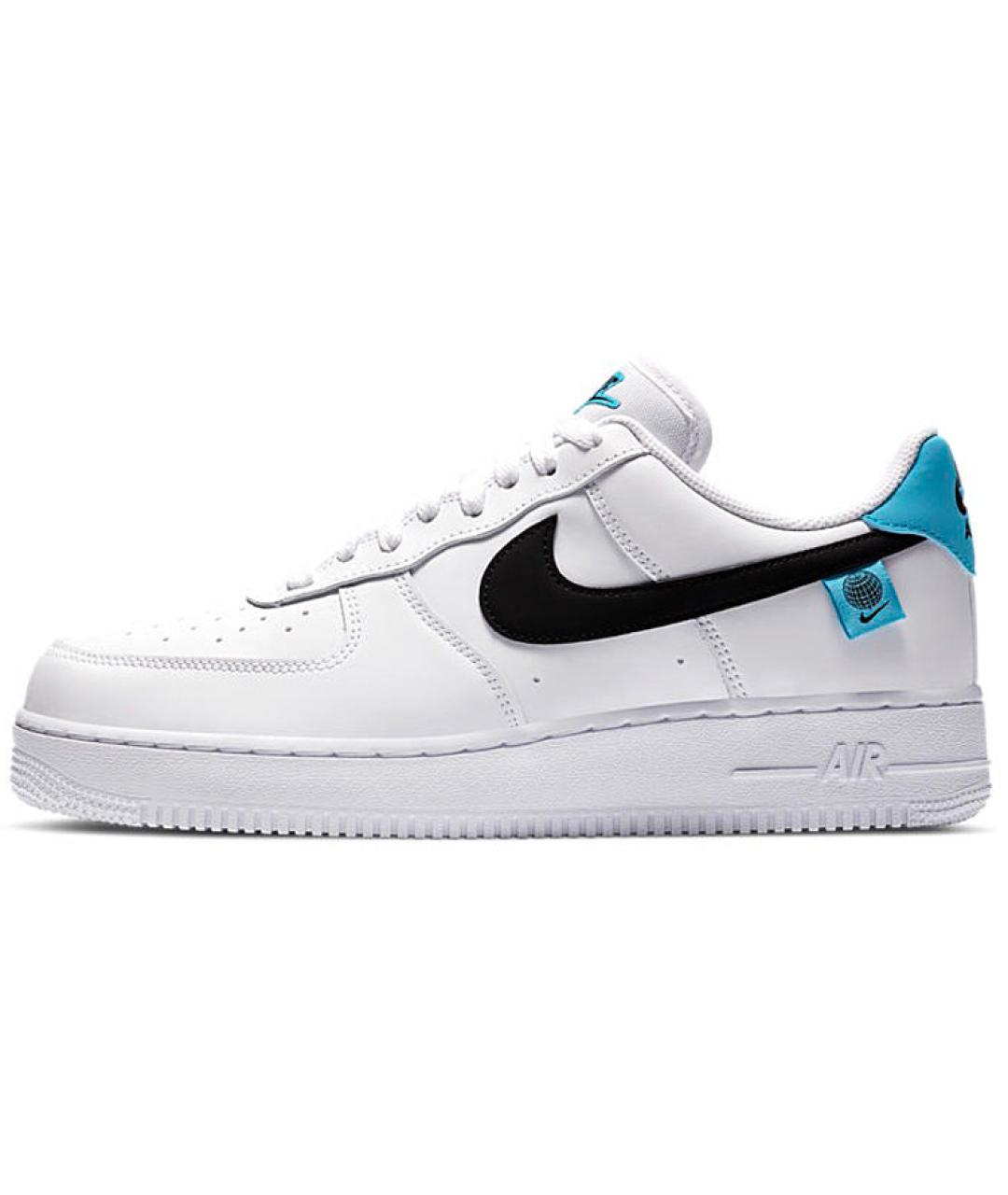NIKE Белые кожаные низкие кроссовки / кеды, фото 3