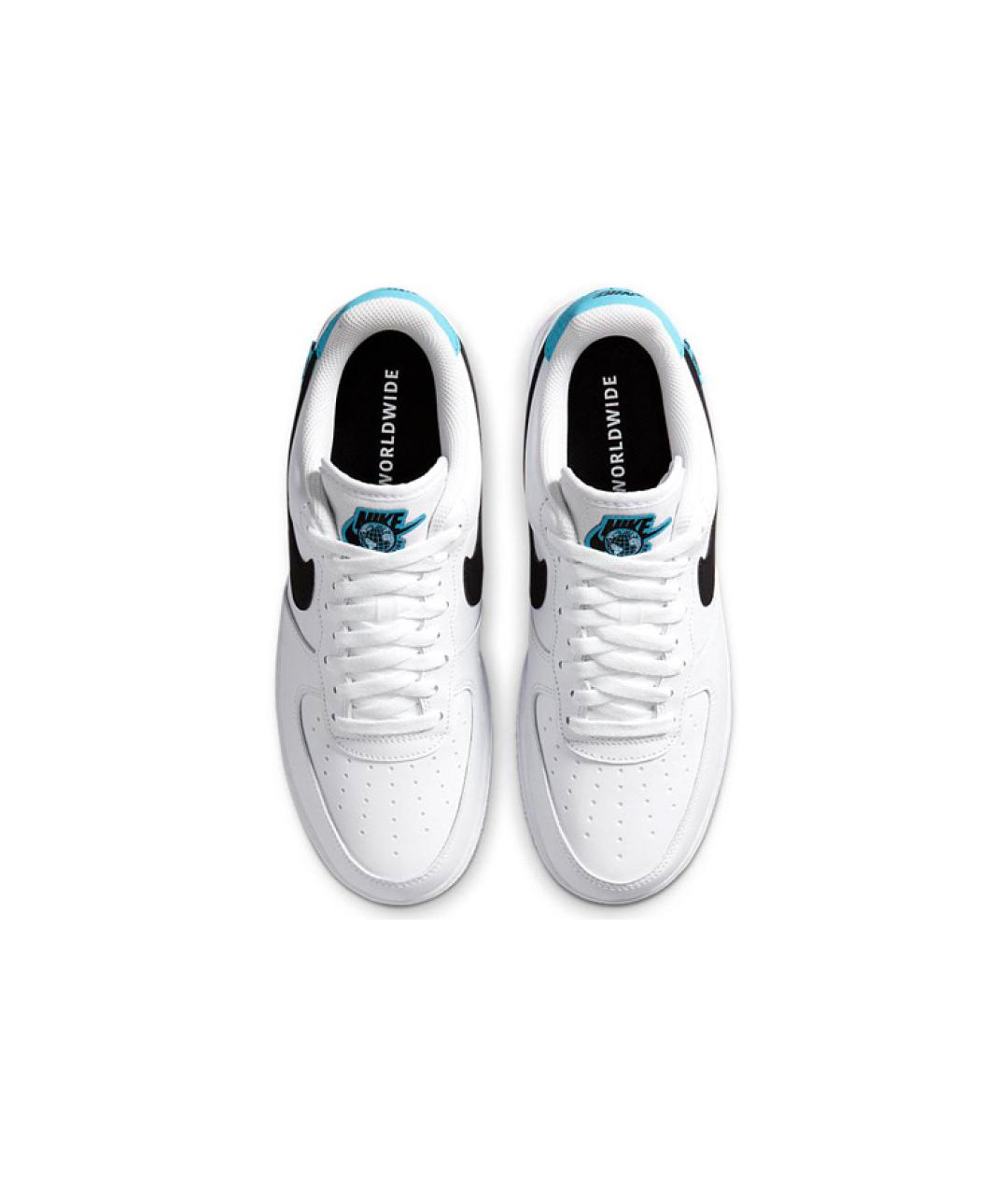 NIKE Белые кожаные низкие кроссовки / кеды, фото 5