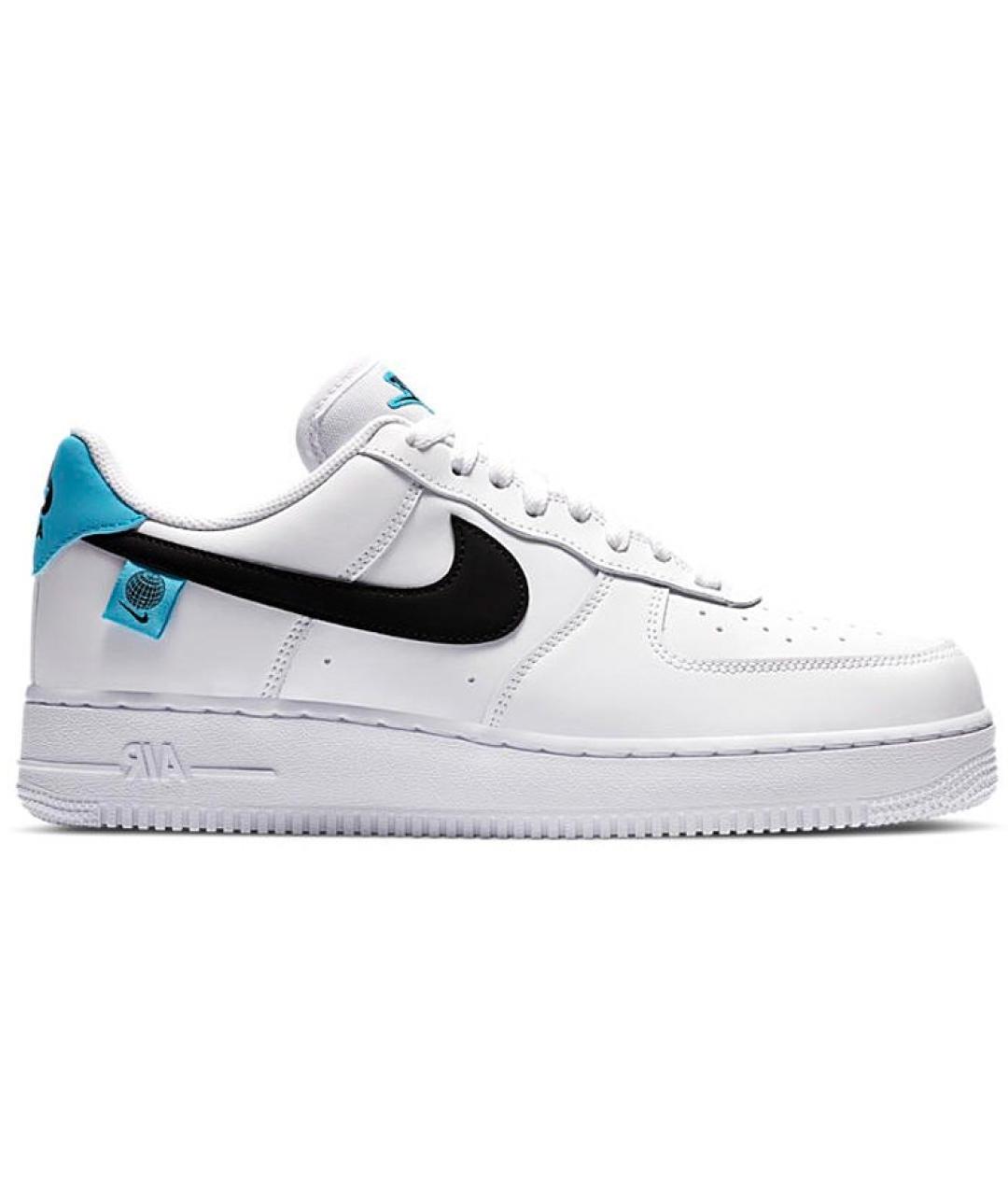 NIKE Белые кожаные низкие кроссовки / кеды, фото 1