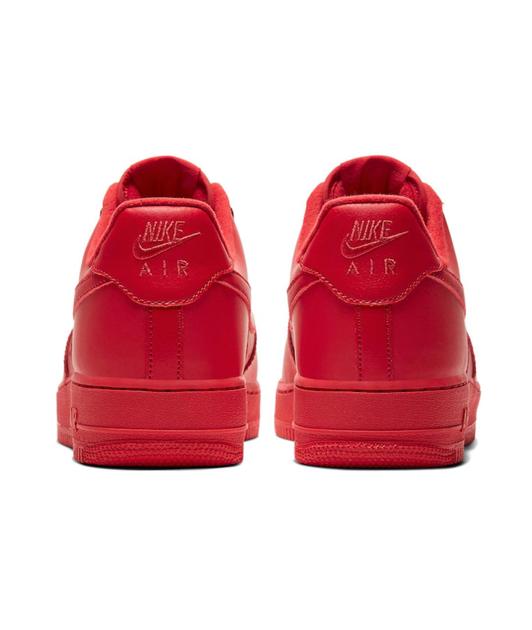 NIKE Красные кожаные кроссовки, фото 6
