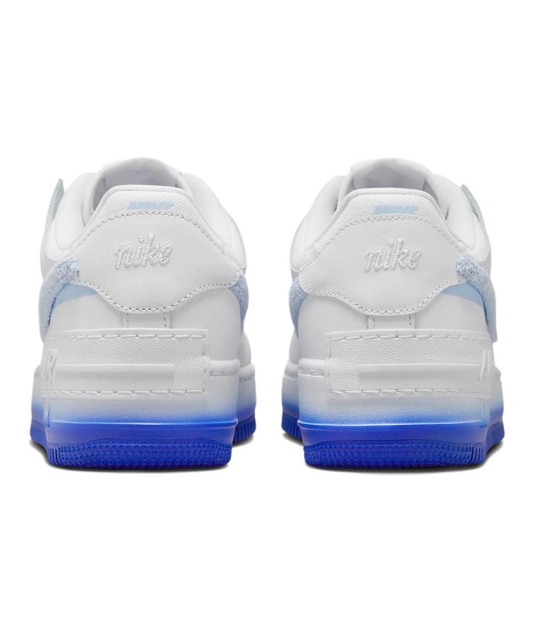 NIKE Синие кожаные кроссовки, фото 6