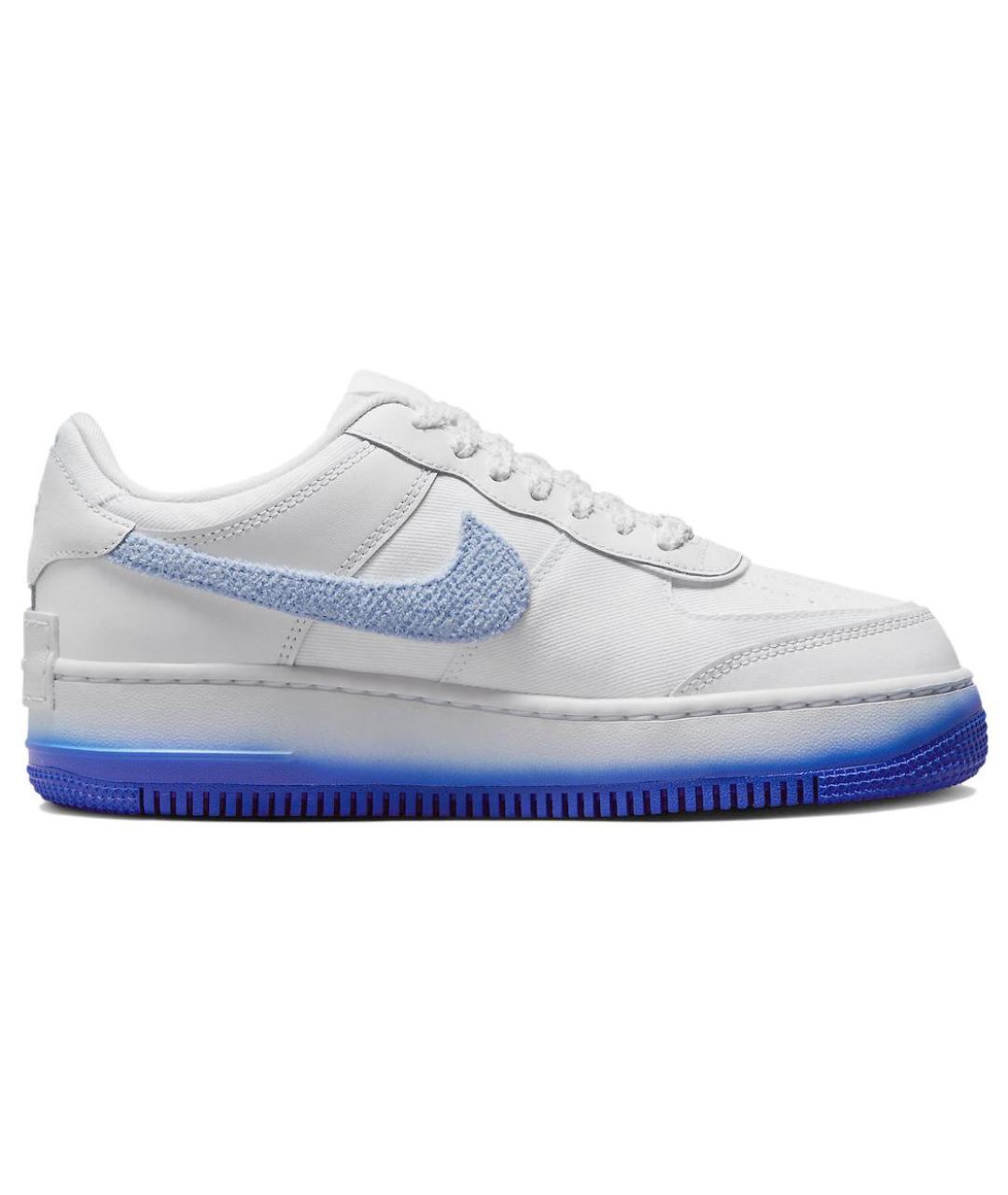 NIKE Синие кожаные кроссовки, фото 2