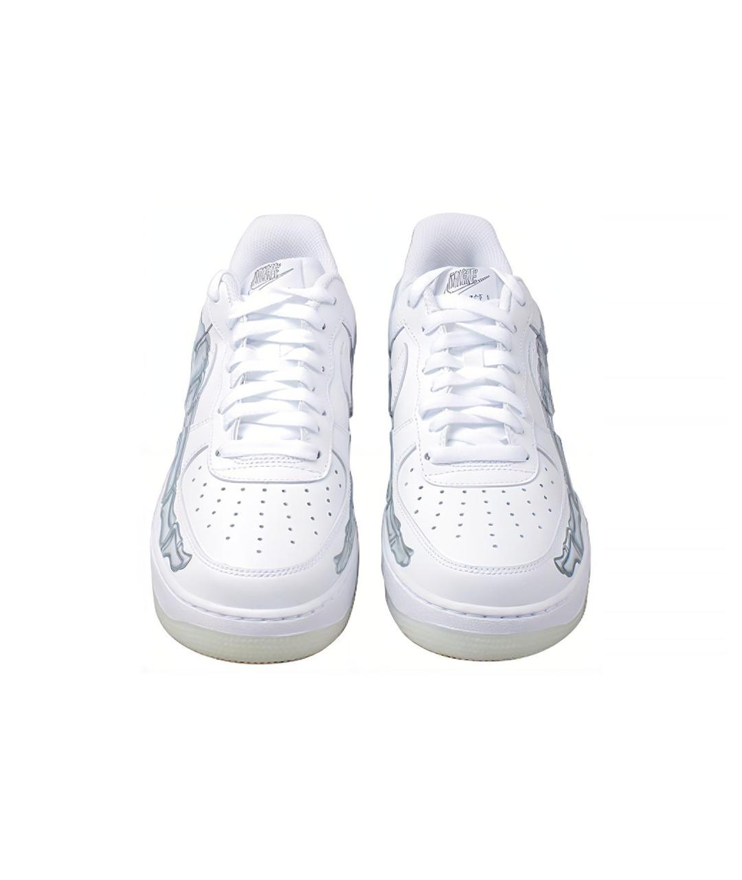 NIKE Белые кожаные кроссовки, фото 4