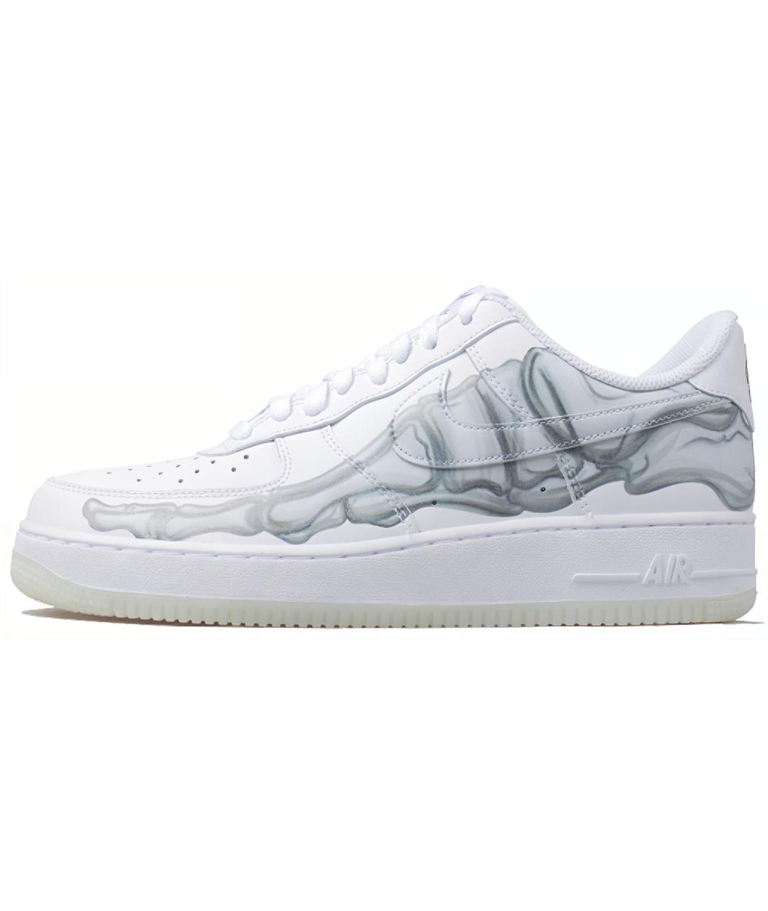 NIKE Белые кожаные кроссовки, фото 2