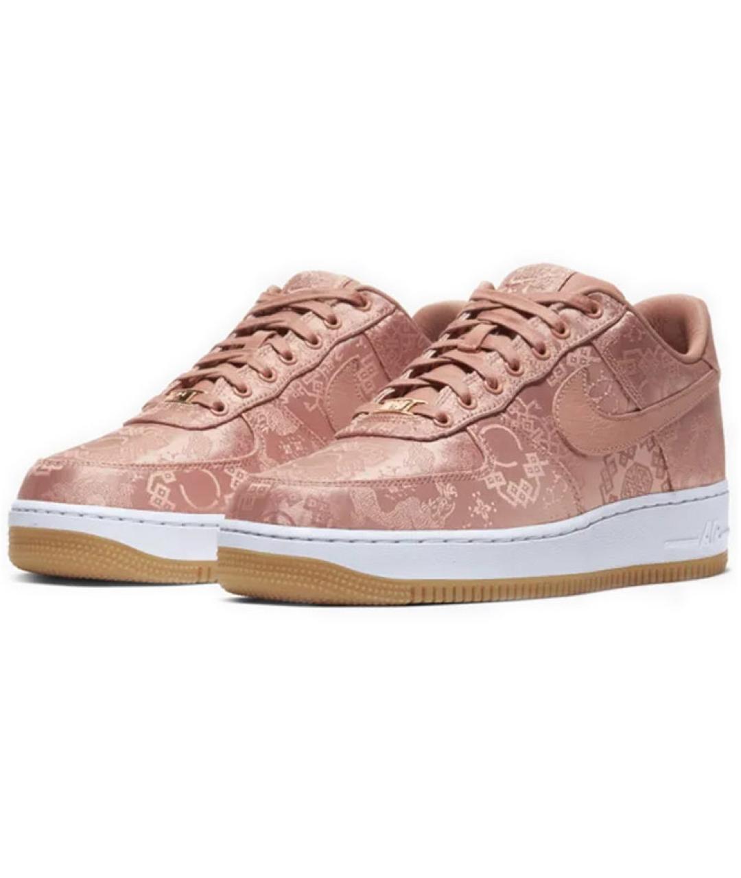 NIKE Розовые кожаные кроссовки, фото 4