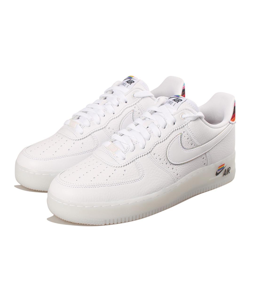 NIKE Белые кожаные кроссовки, фото 4