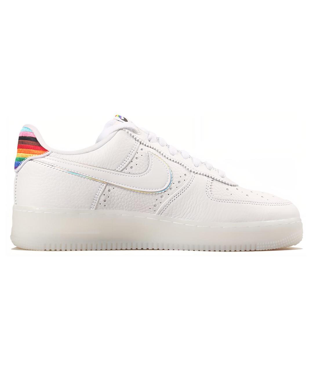 NIKE Белые кожаные кроссовки, фото 2