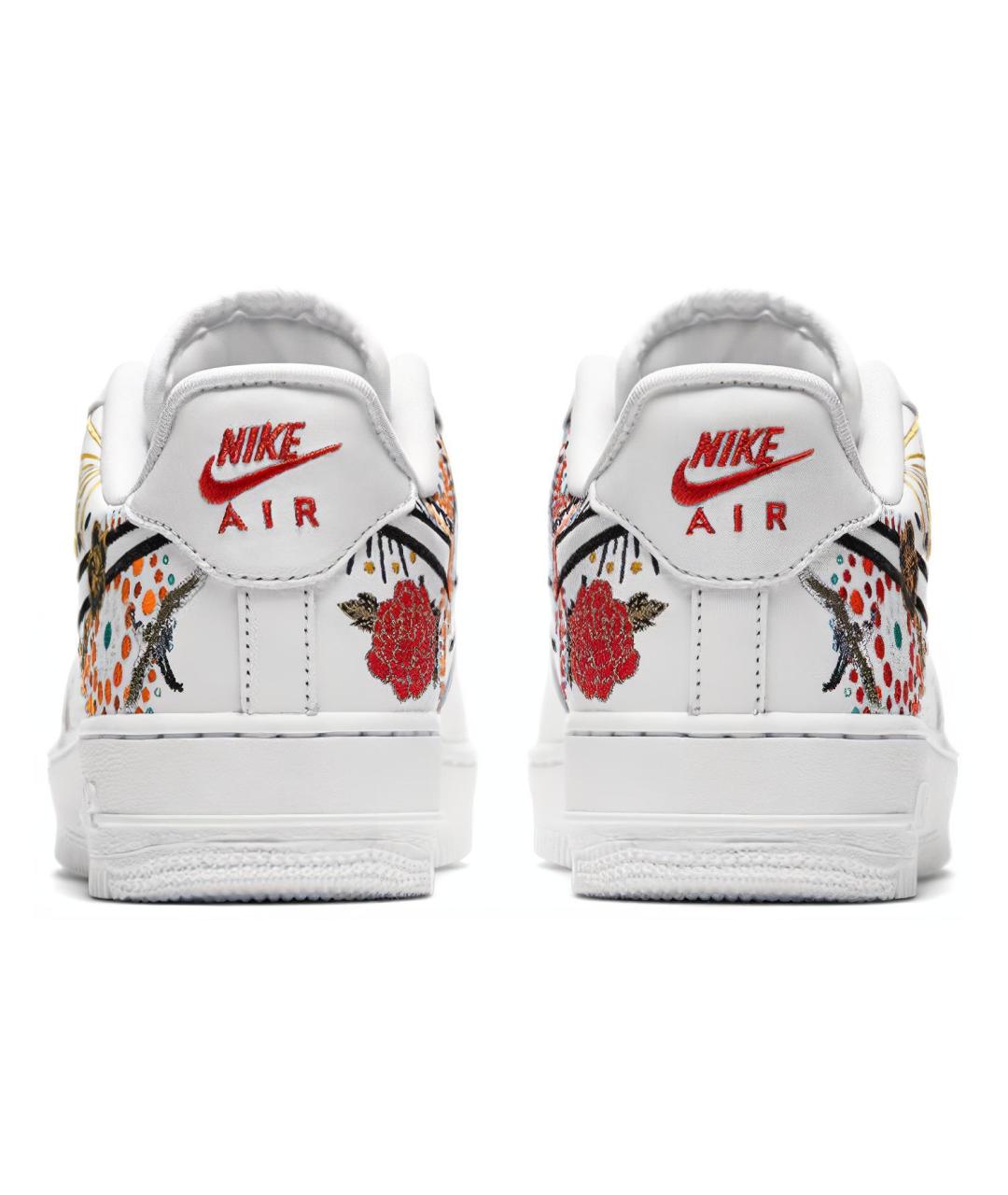 NIKE Белые кожаные кроссовки, фото 6