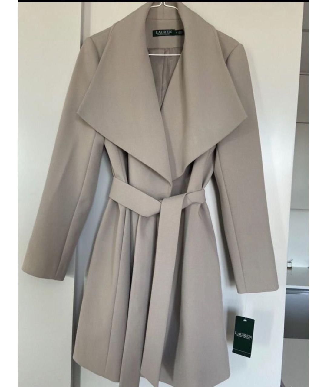 RALPH LAUREN Серый тренч/плащ, фото 6