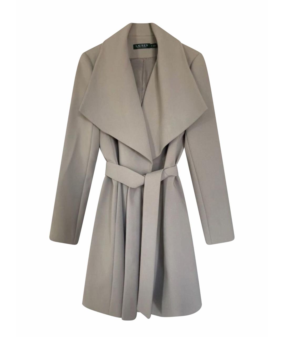 RALPH LAUREN Серый тренч/плащ, фото 1