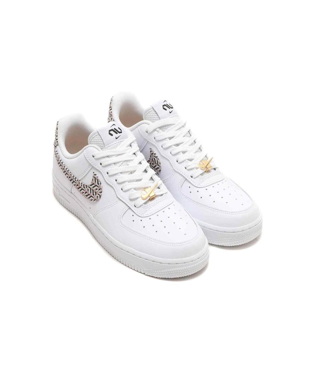 NIKE Белые кожаные кроссовки, фото 4