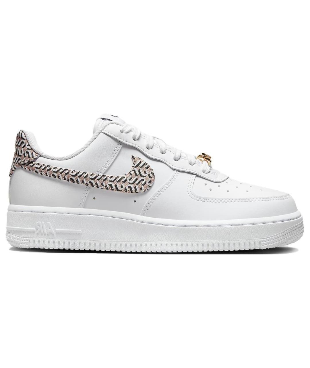 NIKE Белые кожаные кроссовки, фото 1