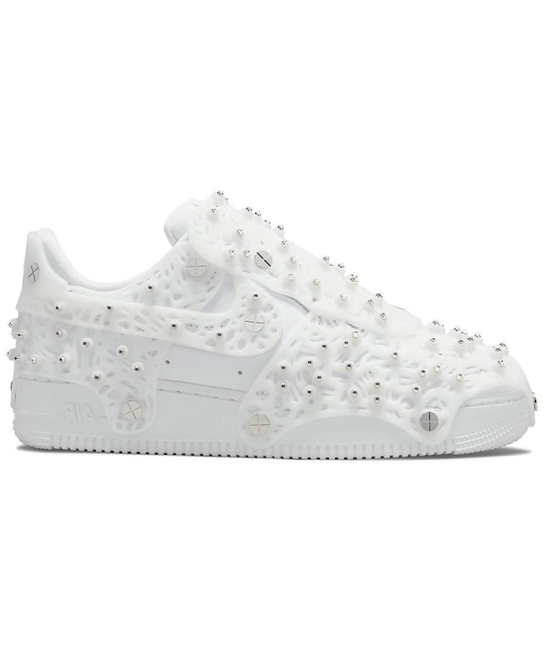 NIKE Белые кожаные кроссовки, фото 1