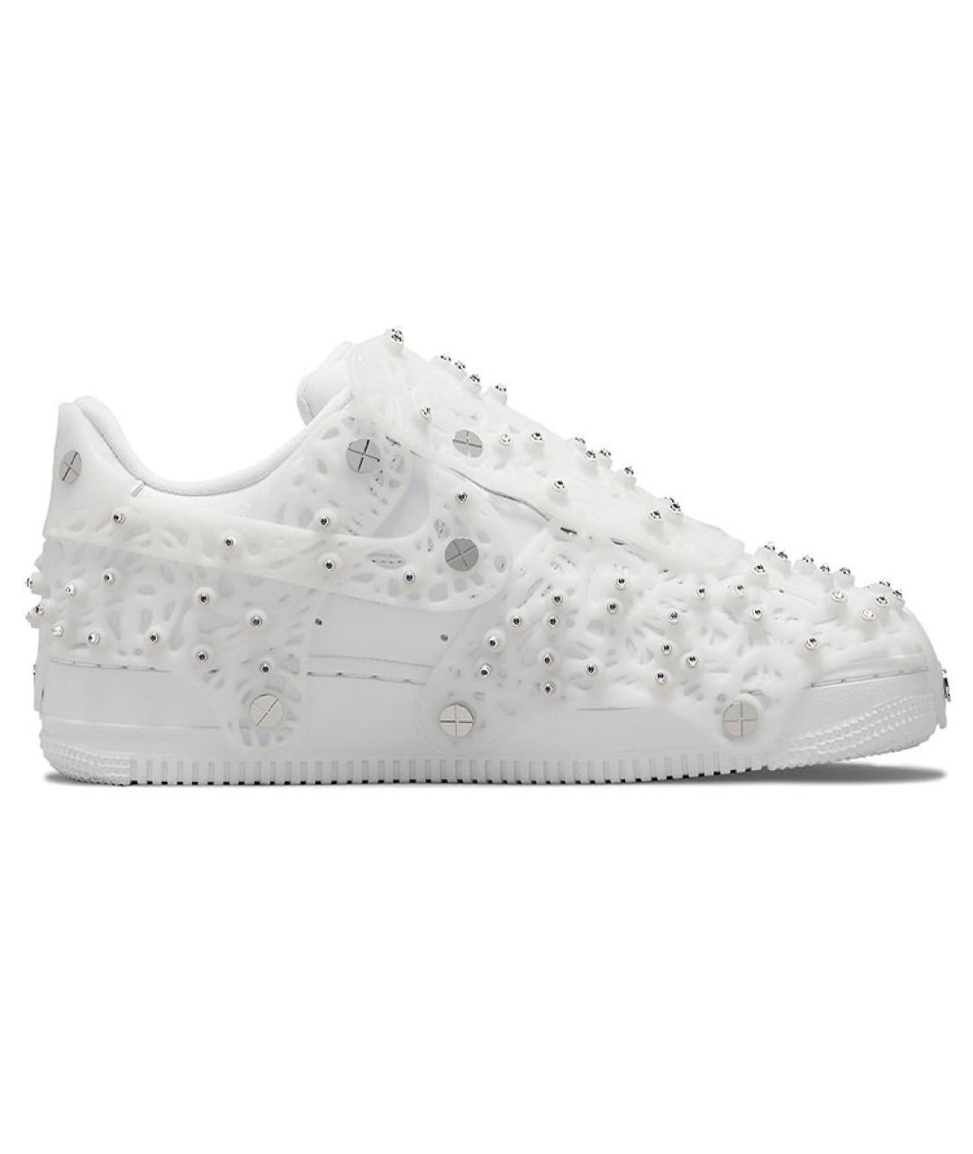 NIKE Белые кожаные кроссовки, фото 2