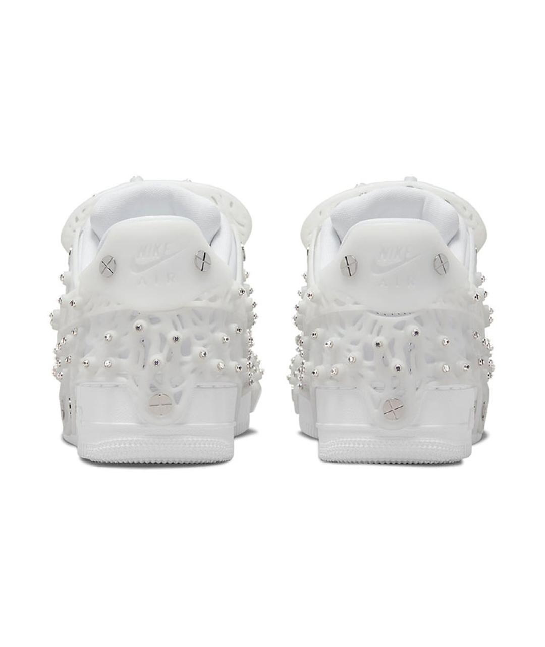 NIKE Белые кожаные кроссовки, фото 5