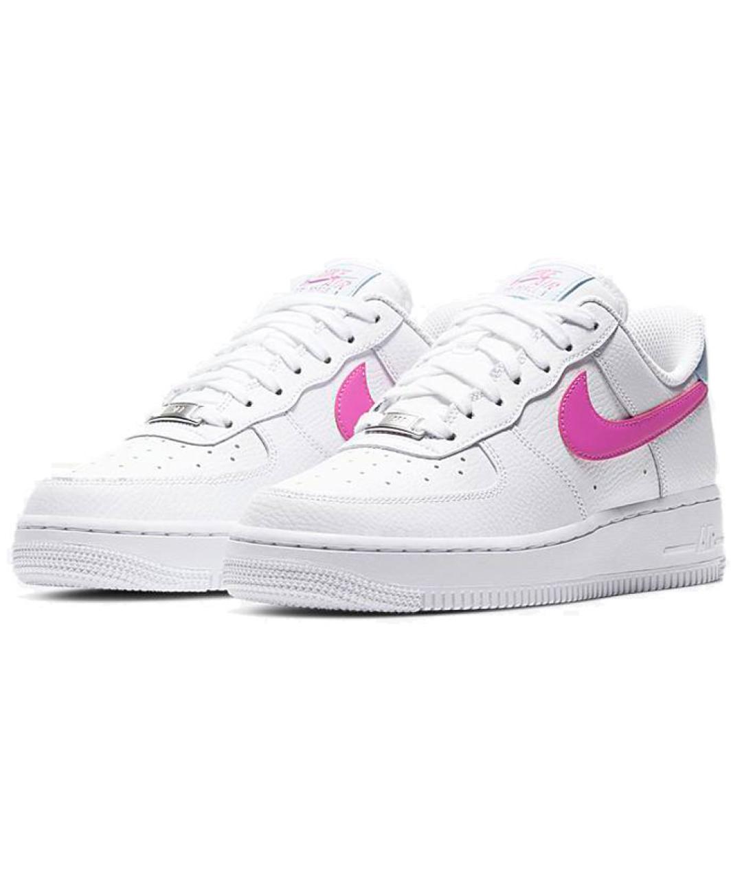 NIKE Белые кожаные кроссовки, фото 4