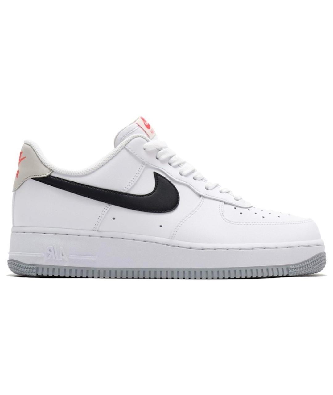 NIKE Белые кожаные низкие кроссовки / кеды, фото 1