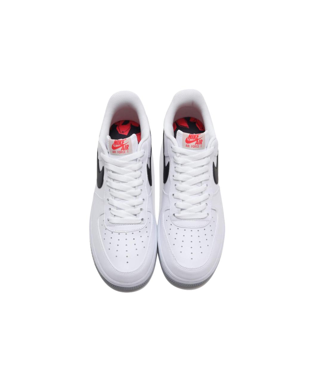 NIKE Белые кожаные низкие кроссовки / кеды, фото 5