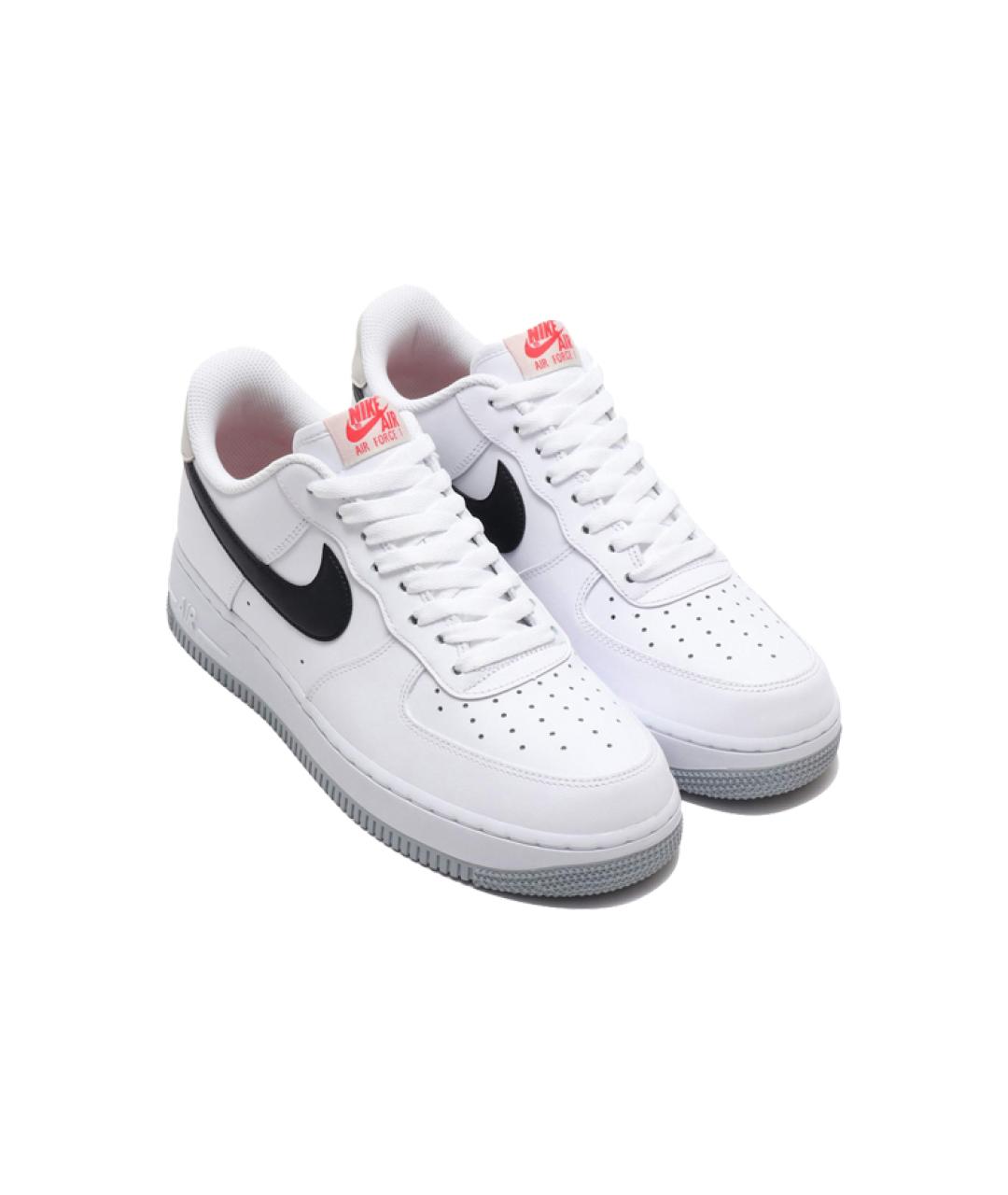 NIKE Белые кожаные низкие кроссовки / кеды, фото 4
