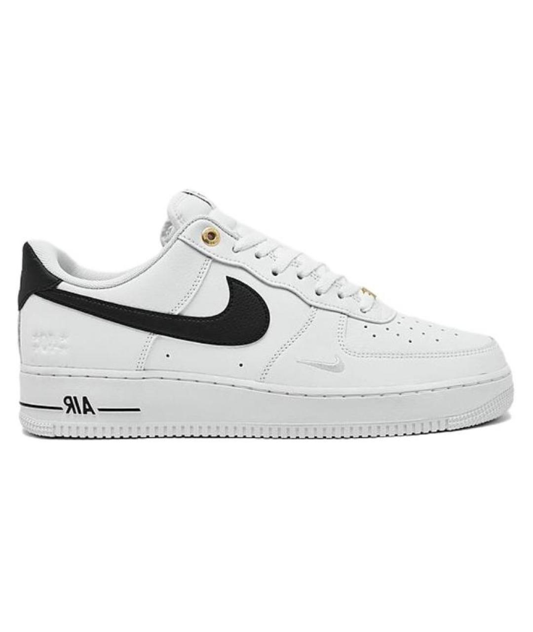 NIKE Белые кожаные низкие кроссовки / кеды, фото 1