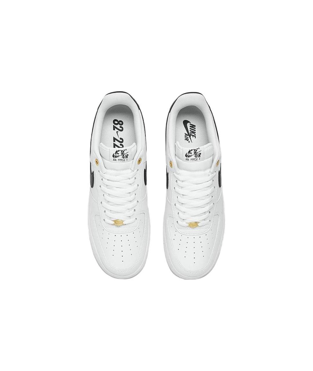 NIKE Белые кожаные низкие кроссовки / кеды, фото 4