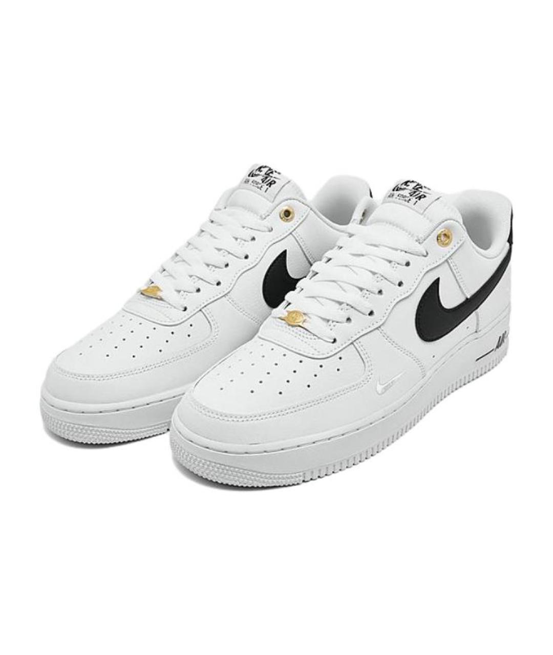 NIKE Белые кожаные низкие кроссовки / кеды, фото 3