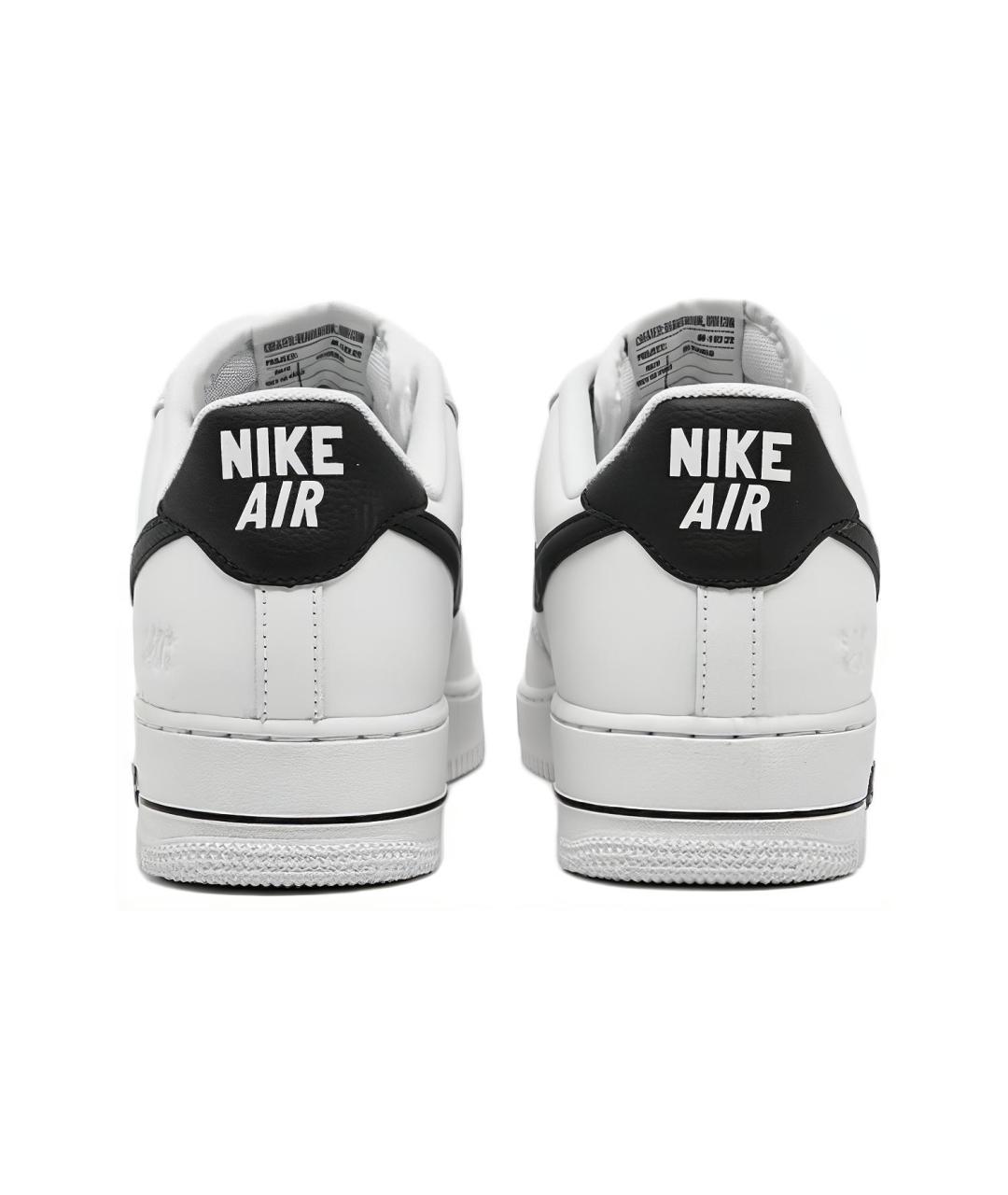 NIKE Белые кожаные низкие кроссовки / кеды, фото 5