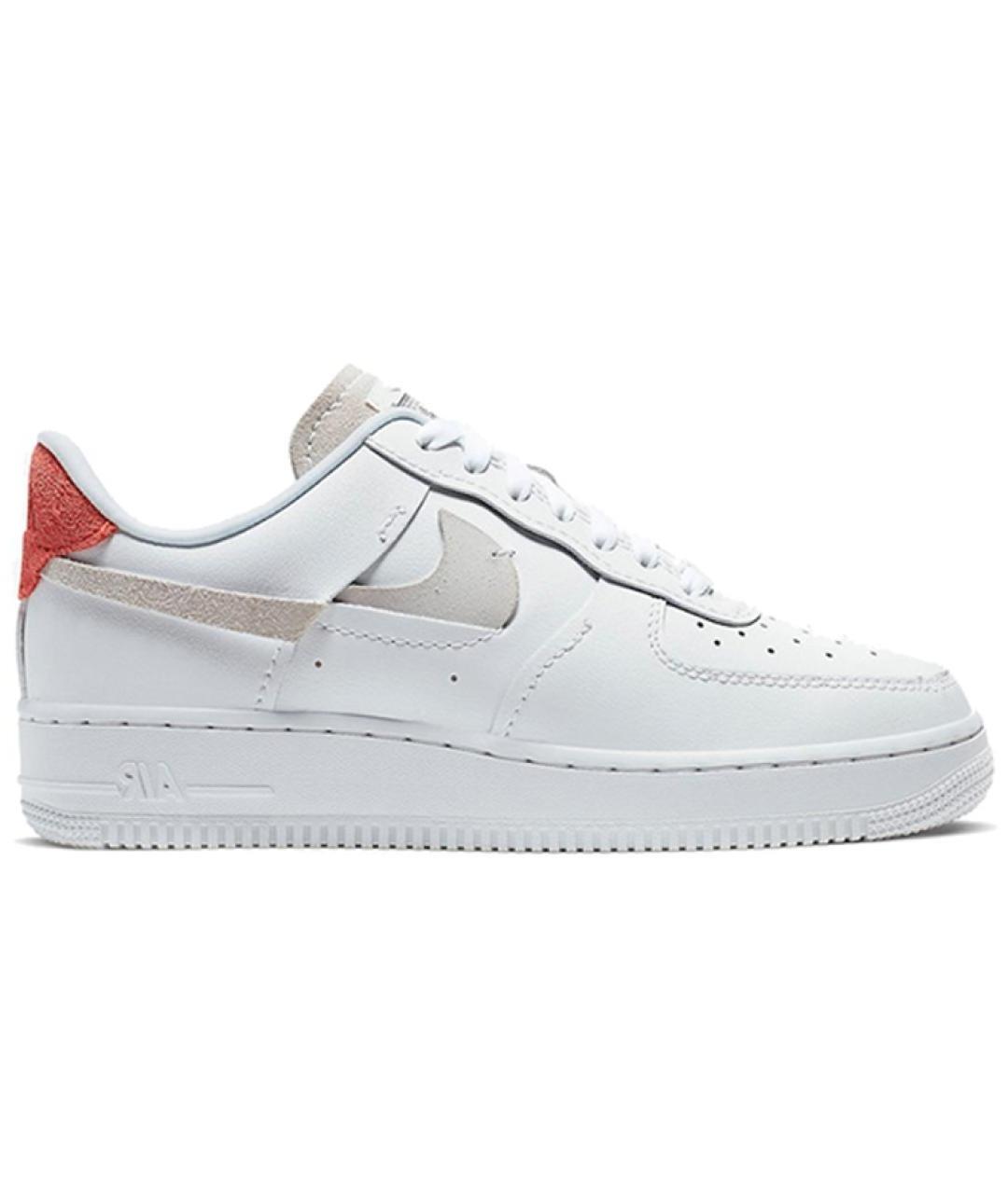 NIKE Белые кожаные кроссовки, фото 1