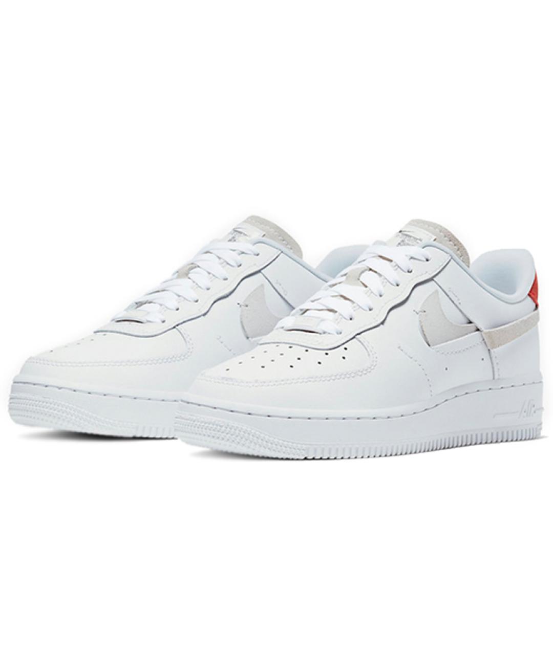 NIKE Белые кожаные кроссовки, фото 4