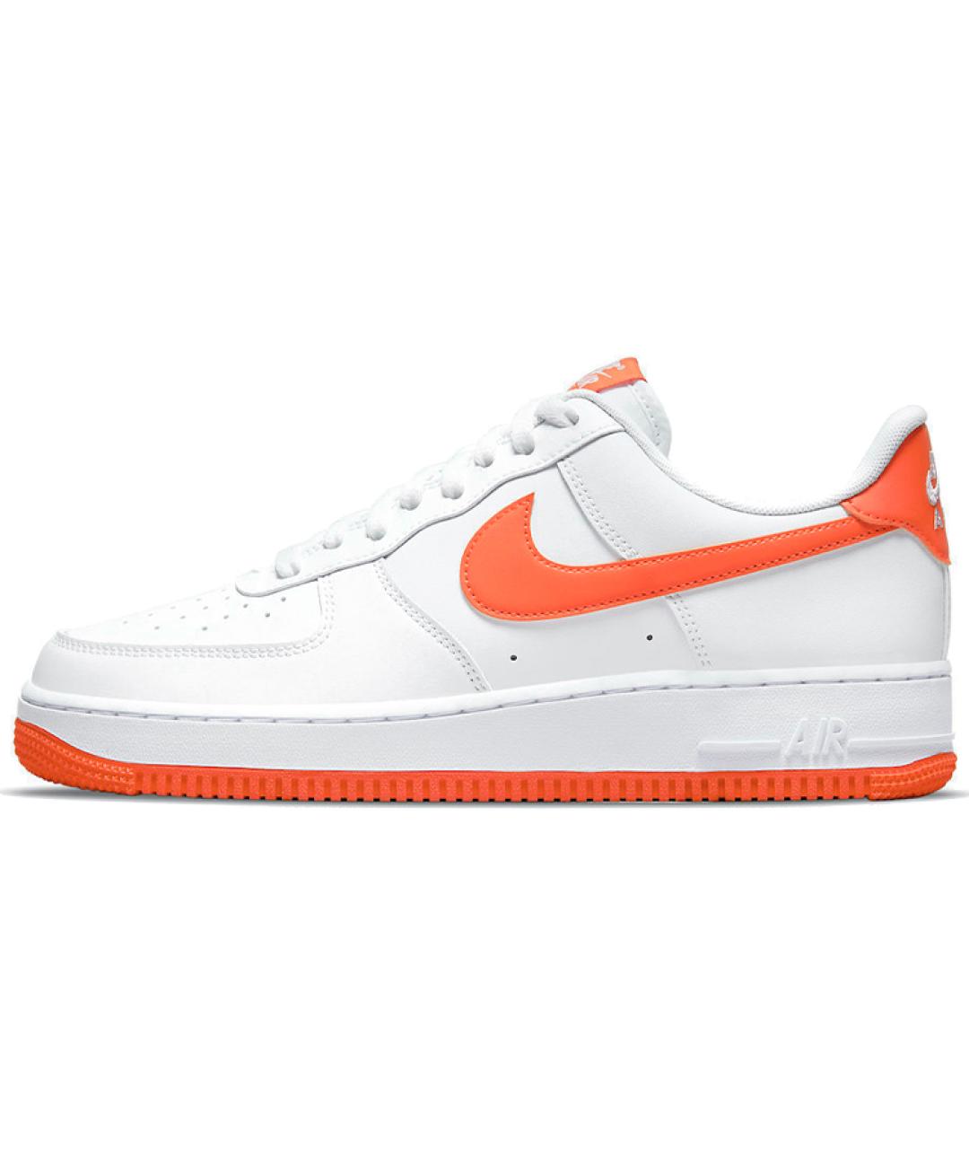 NIKE Белые кожаные низкие кроссовки / кеды, фото 2